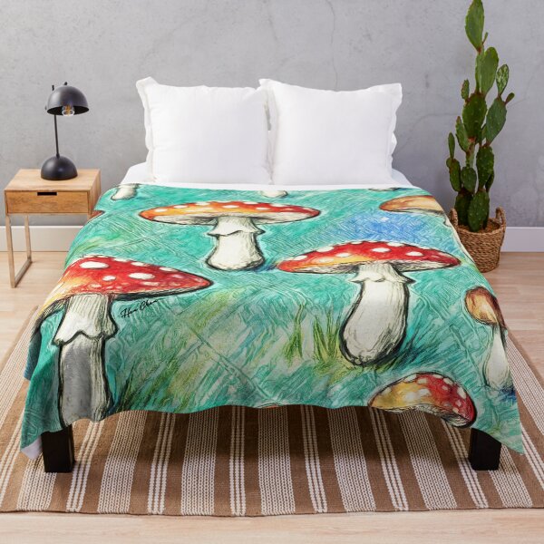 Item preview, Forest Fungi Pattern designed and sold by Hen-C-Art.