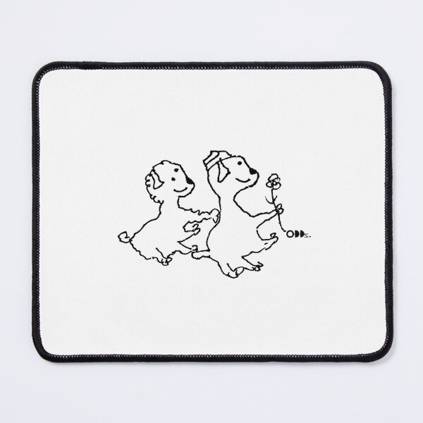 Item preview, Inked Dogs — Minimal Funny Line Drawing designed and sold by ODDSPARK.