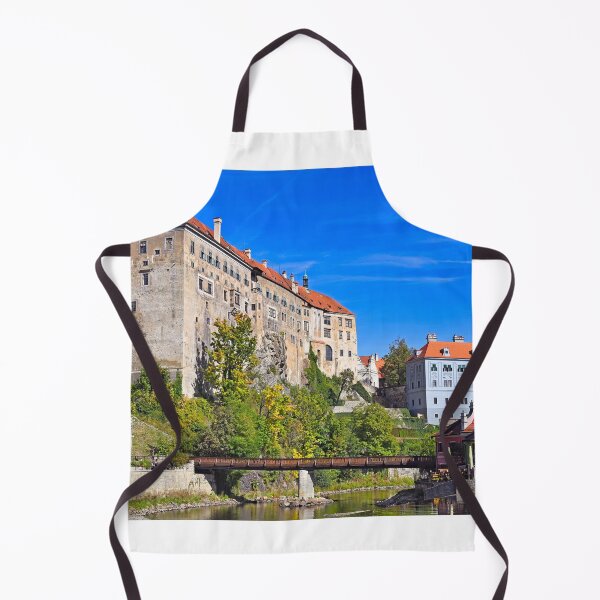Item preview, Cesky Krumlov Castle and the Vltava River, autumn season designed and sold by goceris.