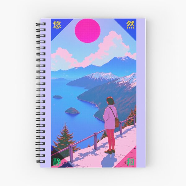 Item preview, 悠然静和 – Calm Aesthetic Landscape | Retro Meditation Art designed and sold by CalmAesthetics.