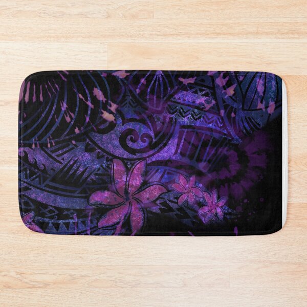 Item preview, Midnight Purple Splash of Tie Dye Samoan tribal dress 5516 designed and sold by sunnthreads.