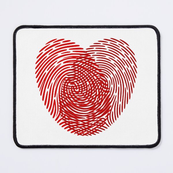 Item preview, Red Fingerprints Heart designed and sold by Jeallan Designs.