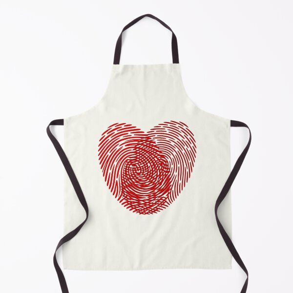 Item preview, Red Fingerprints Heart designed and sold by Jeallan Designs.