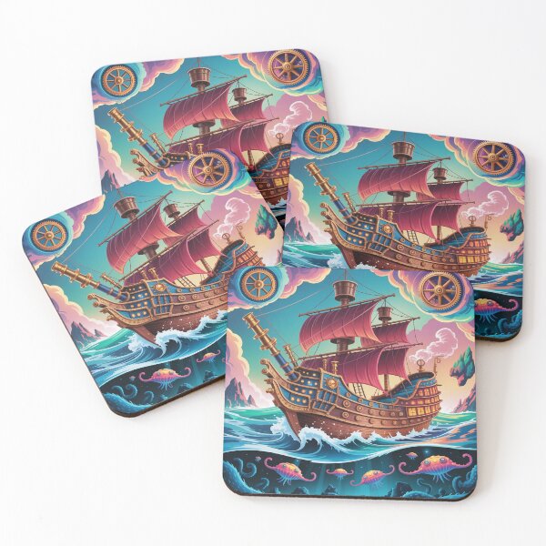 Item preview, surreal steampunk style seascape designed and sold by Lilashakti ⭐️ ⭐️ ⭐️ ⭐️ ⭐️.