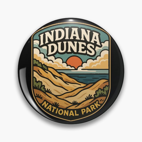 Item preview, Indiana Dunes National Park Retro Travel designed and sold by TomFrontierArt.