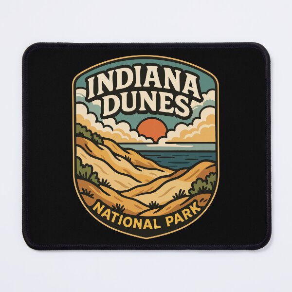 Item preview, Indiana Dunes National Park Retro Travel designed and sold by TomFrontierArt.