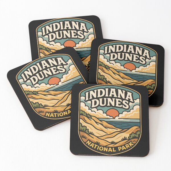 Item preview, Indiana Dunes National Park Retro Travel designed and sold by TomFrontierArt.