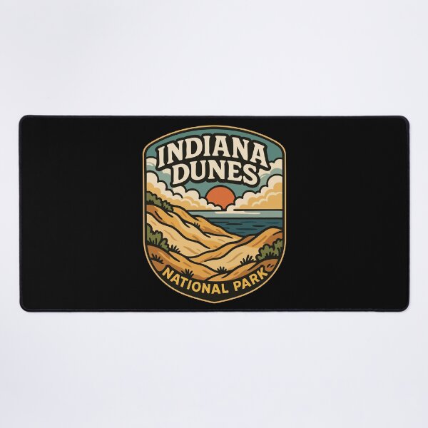 Item preview, Indiana Dunes National Park Retro Travel designed and sold by TomFrontierArt.