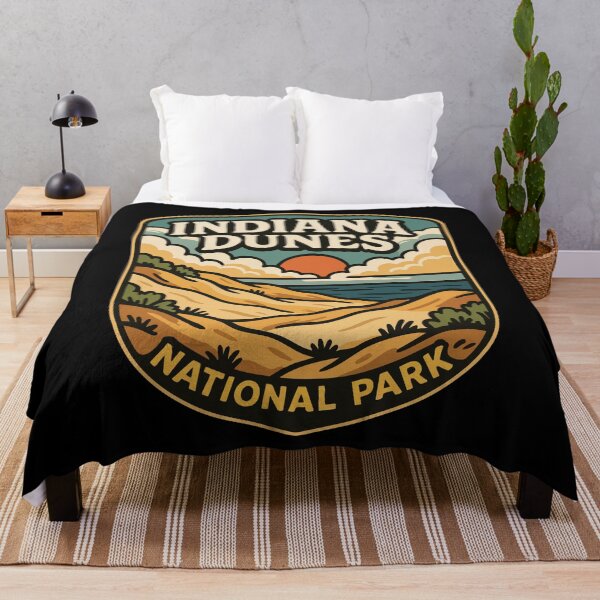 Item preview, Indiana Dunes National Park Retro Travel designed and sold by TomFrontierArt.