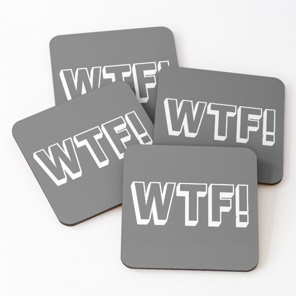 Item preview, Swear acronym WTF What the fuck (W) designed and sold by peterdy.