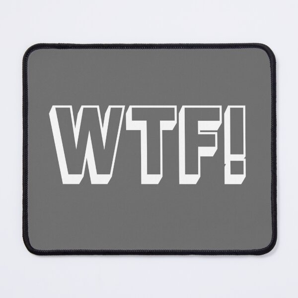 Item preview, Swear acronym WTF What the fuck (W) designed and sold by peterdy.