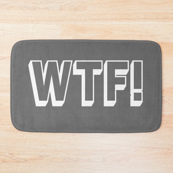 Item preview, Swear acronym WTF What the fuck (W) designed and sold by peterdy.