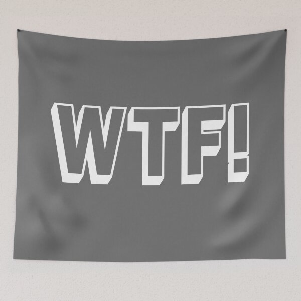 Item preview, Swear acronym WTF What the fuck (W) designed and sold by peterdy.