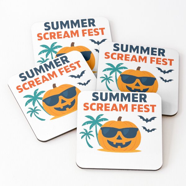 Item preview, Summer Scream Fest – Funny Halloween Beach Pumpkin designed and sold by RuweisVibes.