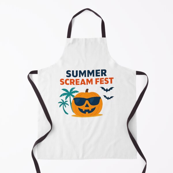 Item preview, Summer Scream Fest – Funny Halloween Beach Pumpkin designed and sold by RuweisVibes.