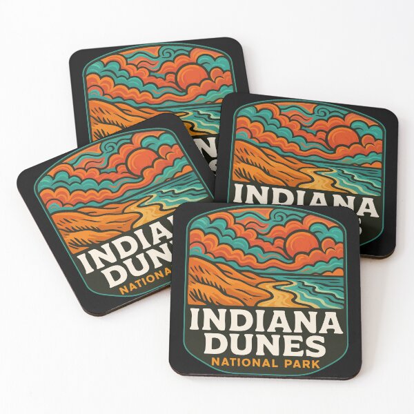 Item preview, Indiana Dunes National Park Retro designed and sold by TomFrontierArt.
