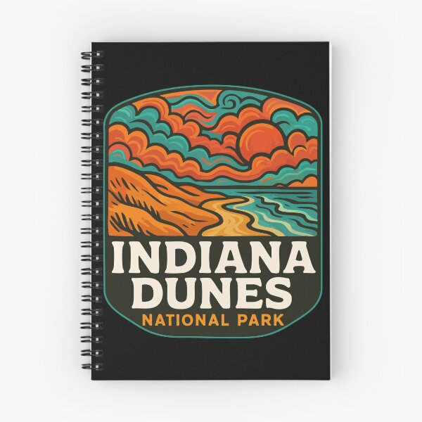 Item preview, Indiana Dunes National Park Retro designed and sold by TomFrontierArt.