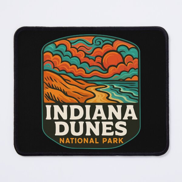 Item preview, Indiana Dunes National Park Retro designed and sold by TomFrontierArt.