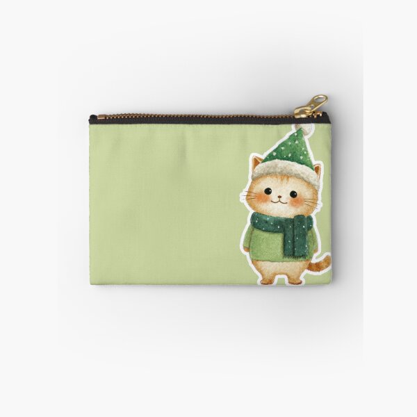 Item preview, Christmas cuteness - kawaii kitty designed and sold by ElixirCraft.