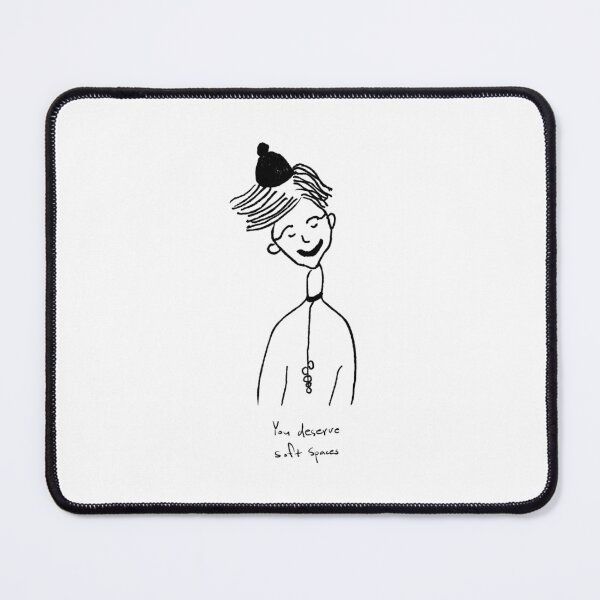 Item preview, You deserve soft spaces— Cozy Emotional Illustration designed and sold by ODDSPARK.