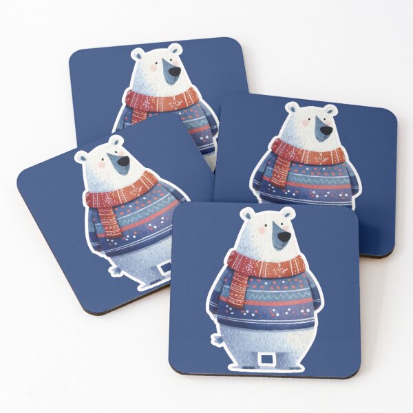 Item preview, Winter BigTeddy Bear - Cozy Nordic Christmas designed and sold by ElixirCraft.