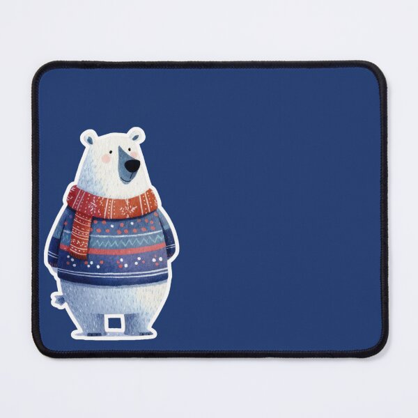 Item preview, Winter BigTeddy Bear - Cozy Nordic Christmas designed and sold by ElixirCraft.