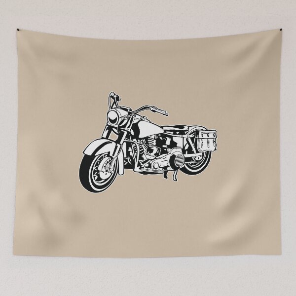Item preview, Chopper / motorcycle 10_black white designed and sold by RollOn.