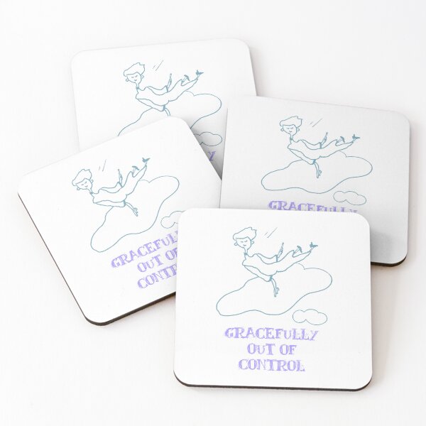 Item preview, GRACEFULLY OUT CONTROL — Dreamy Minimal Line Illustration designed and sold by ODDSPARK.