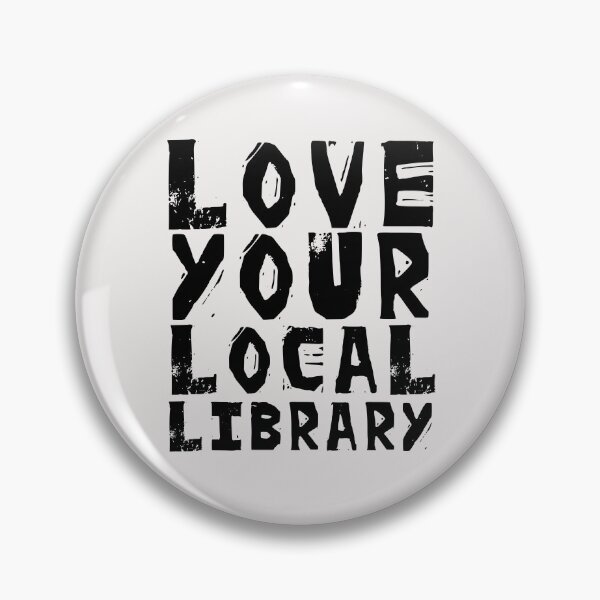 Item preview, LOVE YOUR LIBRARY | Home Decor Merch Fandom Small Support  designed and sold by Two Otters Co.