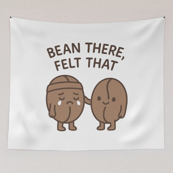 Item preview, Coffee Bean Funny Bean There designed and sold by TrashNegativity.