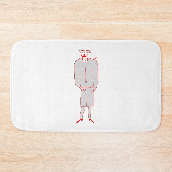 Item preview, Horn Hair Don’t Care — Devilish Witty Minimal Fashion Drawing designed and sold by ODDSPARK.