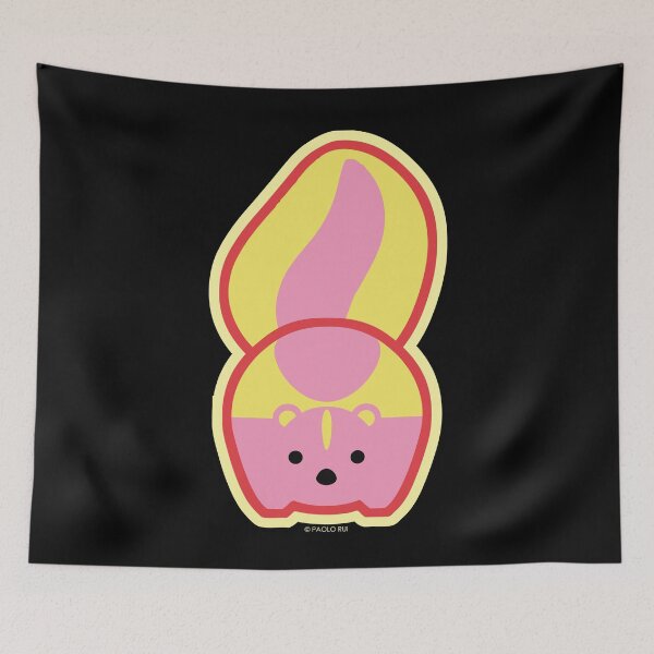 Item preview, Jolly Critters 1 (pink) - Skunk 2 designed and sold by PaoloRuiDesign.