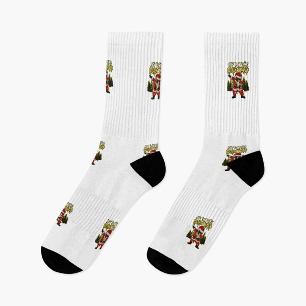 Artikelvorschau, My Winter Wonderband – Dabbing Santa Goth Weihnachtsdesign Classic T-Shirt entworfen und verkauft von inkfluenceart.