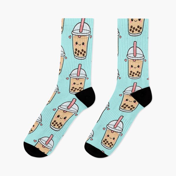 Item preview, Kawaii Bubble Tea – Sweet tapioca drink in cartoon style designed and sold by DarkNight9.