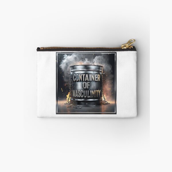 Item preview, Container of Masculinity – Industrial Power Emblem Sticker designed and sold by Imaginarium of Chaos falcon88 .
