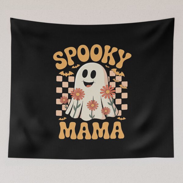 Item preview, Spooky Mama Groovy Ghost Halloween Spooky Mom Mother designed and sold by BeetleMalon.