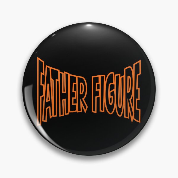Item preview, Father Figure — Bold Retro Orange Typography Design designed and sold by RainbowChillies.