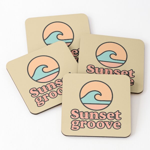 Item preview, Chillwave Sunset Abstract (Lo-Fi Aesthetic Wall Art) designed and sold by |TRSSHOP|.