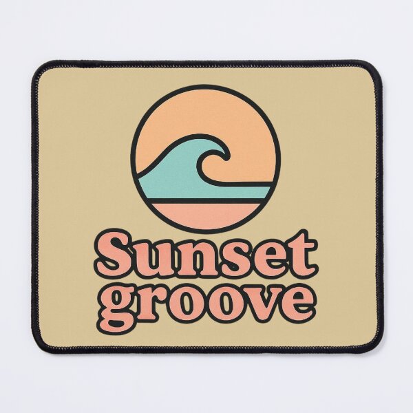 Item preview, Chillwave Sunset Abstract (Lo-Fi Aesthetic Wall Art) designed and sold by |TRSSHOP|.