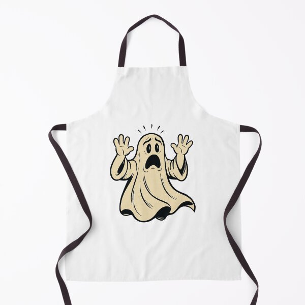 Item preview, Surprised Cartoon Ghost – Funny Halloween Design designed and sold by RuweisVibes.