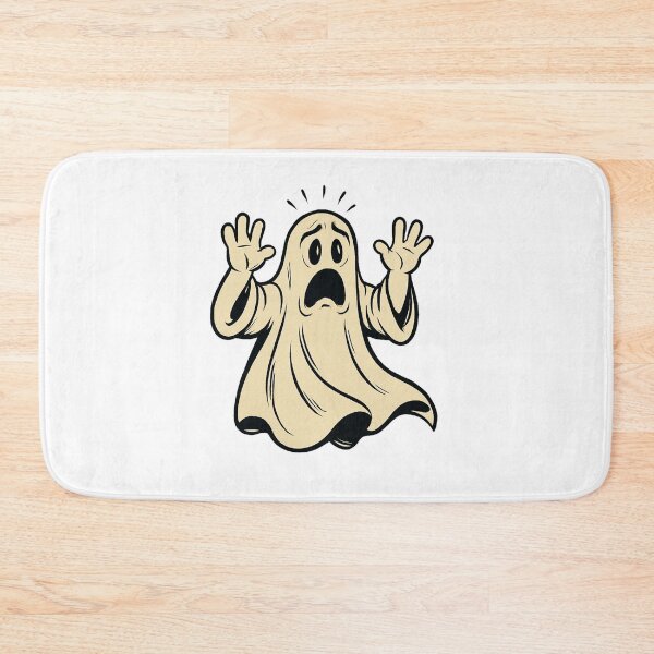 Item preview, Surprised Cartoon Ghost – Funny Halloween Design designed and sold by RuweisVibes.