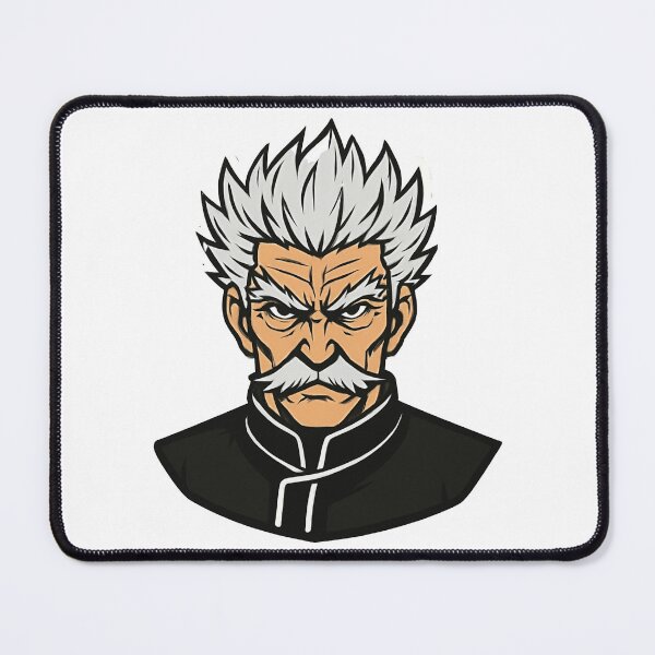Item preview, Elder Hero Black and White Portrait designed and sold by MonikaCuro.