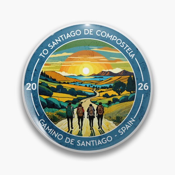 Item preview, camino de santiago , santiago de compostela 2026, 4 backpackers designed and sold by designkb.