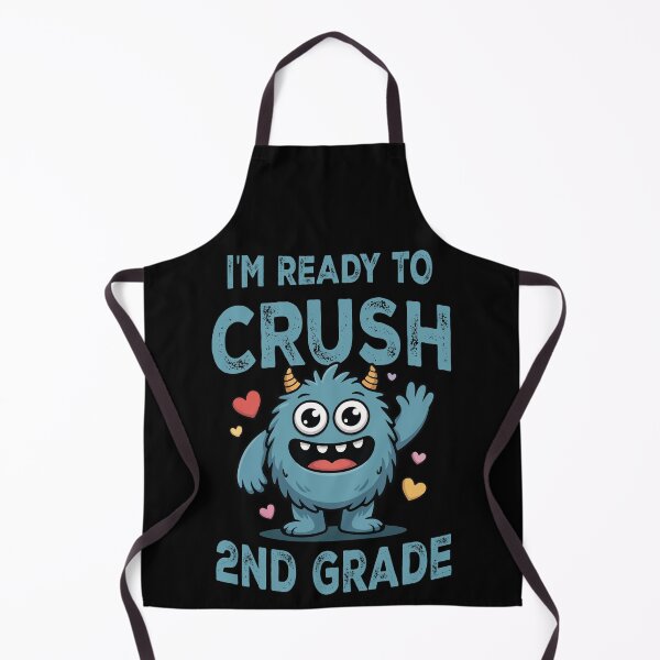 Item preview, I'm Ready to Crush 2nd Grade Monster designed and sold by CreativeNewDesigns.