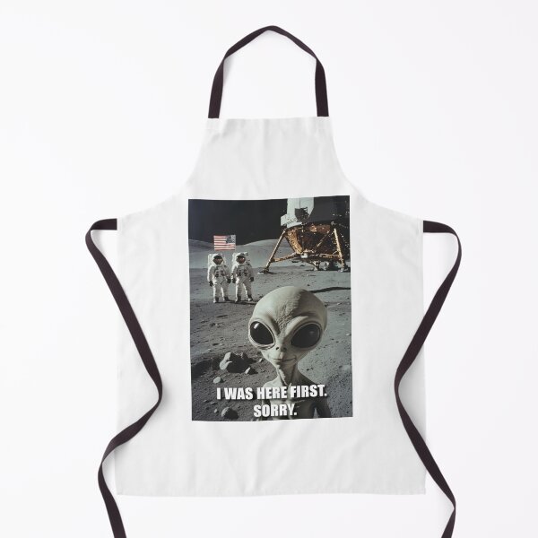 Item preview, I Was Here First. Sorry. (Moon Landing: True) designed and sold by AleksKos.