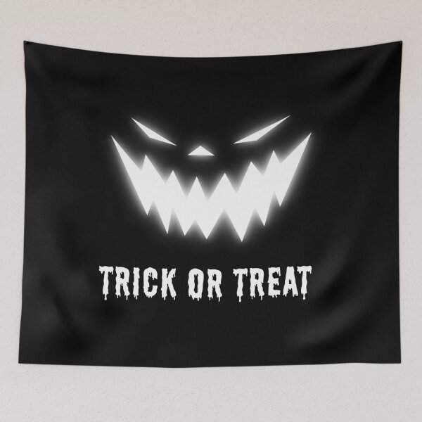 Item preview, SCARY FACE TRICK OR TREAT HALLOWEEN designed and sold by GraphicInspirations.