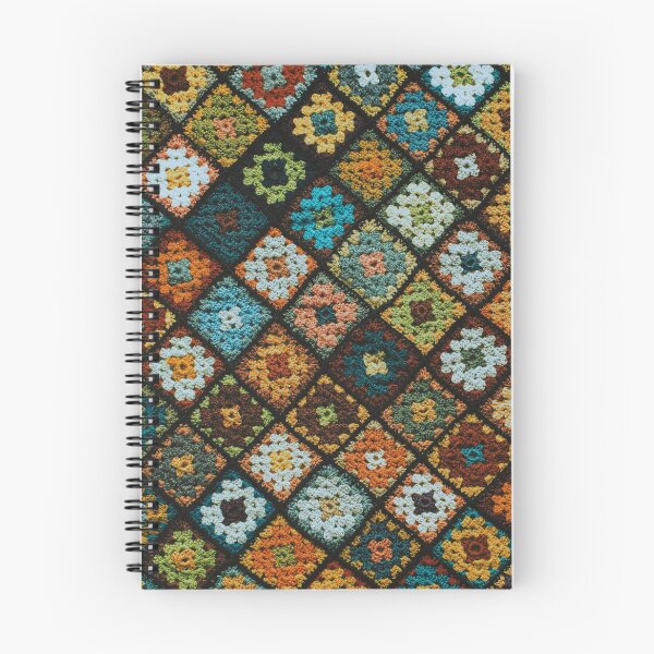 Item preview, Crochet Granny Square Pattern • Colorful Vintage Square Design  designed and sold by Amalzaki.