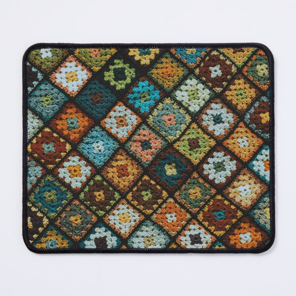Item preview, Crochet Granny Square Pattern • Colorful Vintage Square Design  designed and sold by Amalzaki.