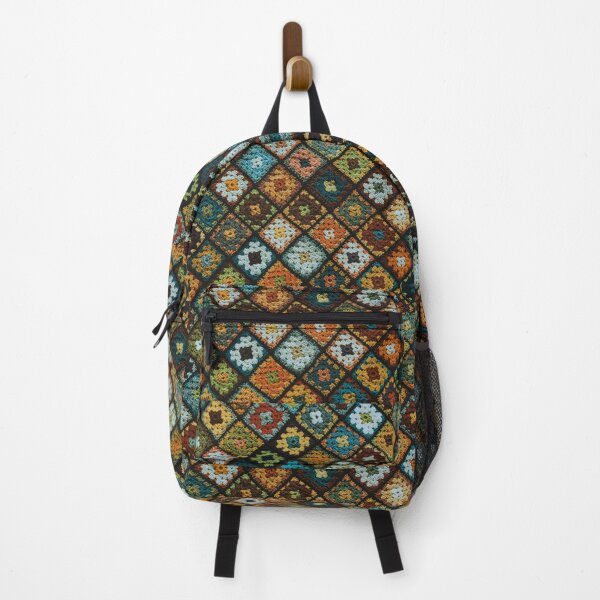 Item preview, Crochet Granny Square Pattern • Colorful Vintage Square Design designed and sold by Amalzaki.