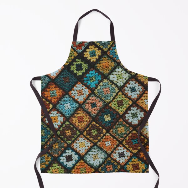 Item preview, Crochet Granny Square Pattern • Colorful Vintage Square Design designed and sold by Amalzaki.